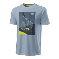 Wilson футболка мужская Racket Duo Tech Tee